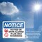 Signmission No Food Or Drink Allowed In Sign With Symbol, 14 in W x Rectangle, Vinyl Decal OS-2PACK-NS-D-1014-L-14572 - alternate 5